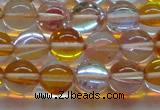 CMS1534 15.5 inches 12mm round synthetic moonstone beads wholesale