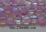 CMS1591 15.5 inches 6mm round synthetic moonstone beads wholesale