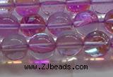 CMS1593 15.5 inches 10mm round synthetic moonstone beads wholesale