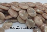 CMS16 15.5 inches 12*16mm oval moonstone gemstone beads wholesale