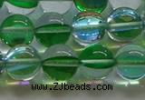 CMS1603 15.5 inches 10mm round synthetic moonstone beads wholesale