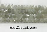 CMS1656 15.5 inches 6*10mm - 8*11mm faceted tyre moonstone beads