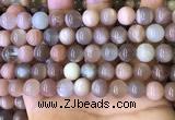 CMS1687 15.5 inches 10mm round rainbow moonstone beads wholesale