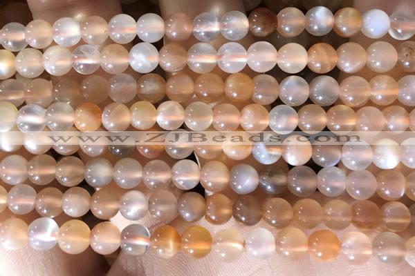 CMS1712 15.5 inches 6mm round rainbow moonstone beads wholesale