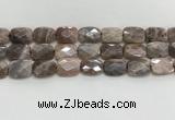 CMS1785 15.5 inches 13*18mm faceted rectangle AB-color moonstone beads