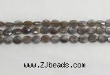 CMS1797 15.5 inches 8*10mm faceted oval AB-color moonstone beads