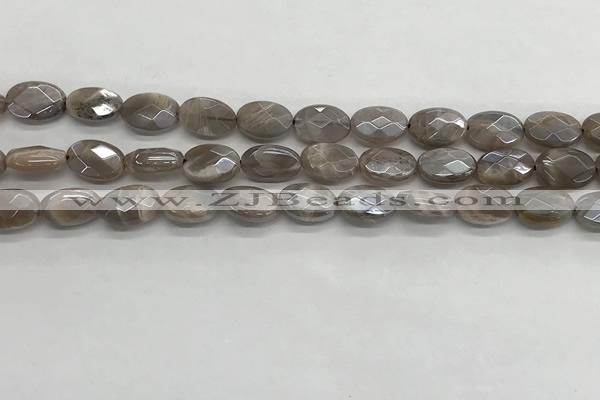 CMS1798 15.5 inches 8*12mm faceted oval AB-color moonstone beads