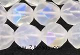 CMS1873 15.5 inches 10mm faceted nuggets AB-color white moonstone beads