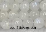 CMS1901 15.5 inches 6mm round white moonstone gemstone beads