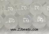 CMS1907 15.5 inches 8mm round white moonstone gemstone beads