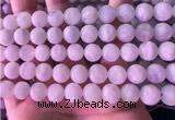 CMS1918 15.5 inches 12mm round white moonstone beads wholesale