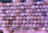 CMS1954 15.5 inches 6mm faceted round rainbow moonstone beads