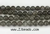 CMS2023 15.5 inches 12mm round black moonstone beads wholesale