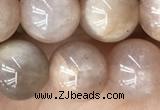 CMS2055 15.5 inches 8mm round moonstone gemstone beads