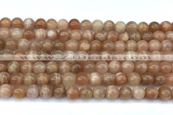 CMS2110 15 inches 7mm round moonstone beads