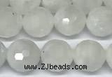 CMS2124 15 inches 8mm faceted rondelle white moonstone beads