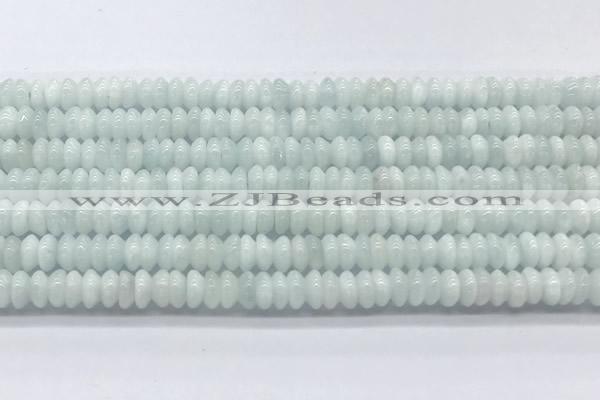 CMS2135 15 inches 2.5*6mm rondelle blue moonstone beads