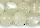 CMS2155 15 inches 10mm round white moonstone beads