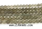 CMS2295 15 inches 8mm round grey moonstone beads wholesale