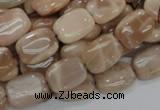 CMS27 15.5 inches 12*16mm rectangle moonstone gemstone beads wholesale