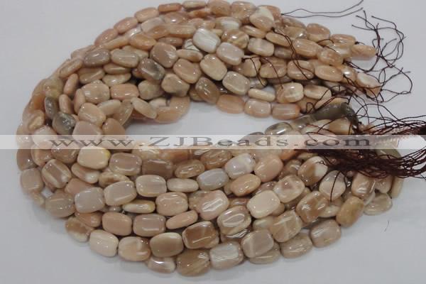 CMS27 15.5 inches 12*16mm rectangle moonstone gemstone beads wholesale