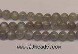 CMS302 15.5 inches 7mm round natural grey moonstone beads wholesale