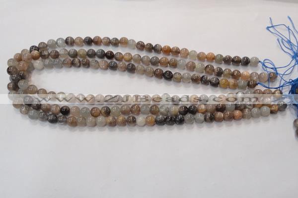 CMS310 15.5 inches 6mm round natural moonstone beads wholesale