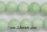 CMS406 15.5 inches 14mm round green moonstone beads wholesale