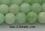 CMS412 15.5 inches 8mm round green moonstone beads wholesale