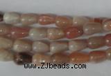 CMS514 15.5 inches 6*9mm teardrop moonstone beads wholesale