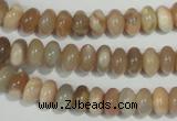 CMS518 15.5 inches 4*8mm rondelle moonstone beads wholesale