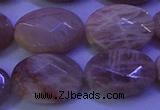 CMS586 15.5 inches 13*18mm faceted oval moonstone gemstone beads