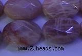 CMS587 15.5 inches 15*20mm faceted oval moonstone gemstone beads