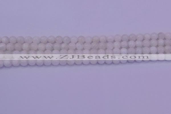 CMS641 15.5 inches 6mm round white moonstone beads wholesale