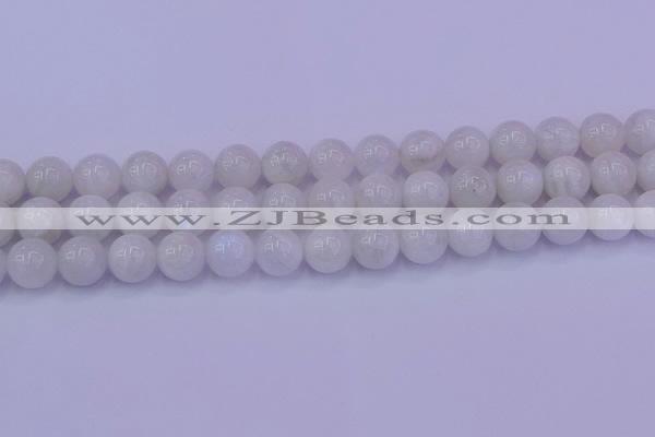 CMS644 15.5 inches 12mm round white moonstone beads wholesale