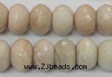 CMS68 15.5 inches 12*16mm faceted rondelle moonstone gemstone beads