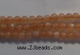 CMS731 15.5 inches 6mm round A grade natural peach moonstone beads