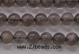 CMS858 15.5 inches 6mm round A grade natural black moonstone beads