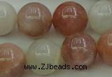 CMS894 15.5 inches 12mm round moonstone gemstone beads wholesale