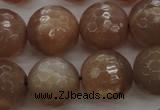 CMS944 15.5 inches 12mm faceted round A grade moonstone gemstone beads