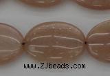 CMS964 15.5 inches 13*18mm oval A grade moonstone beads