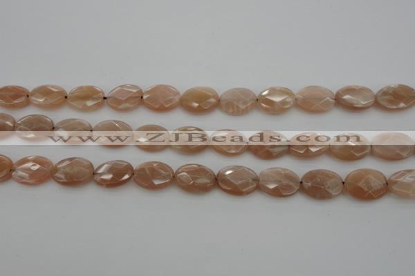 CMS966 15.5 inches 10*14mm faceted oval A grade moonstone beads