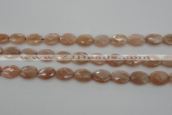 CMS967 15.5 inches 12*16mm faceted oval A grade moonstone beads