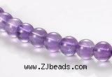 CNA10 6mm round A+ grade natural amethyst quartz beads Wholesale