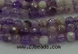 CNA1010 15.5 inches 4mm faceted round dogtooth amethyst beads