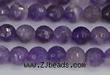 CNA1071 15.5 inches 6mm faceted round dogtooth amethyst beads