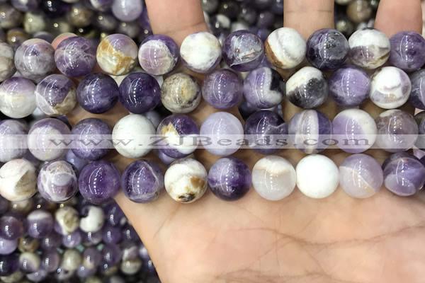 CNA1085 15.5 inches 12mm round dogtooth amethyst beads wholesale