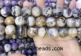 CNA1093 15.5 inches 18mm faceted round dogtooth amethyst beads