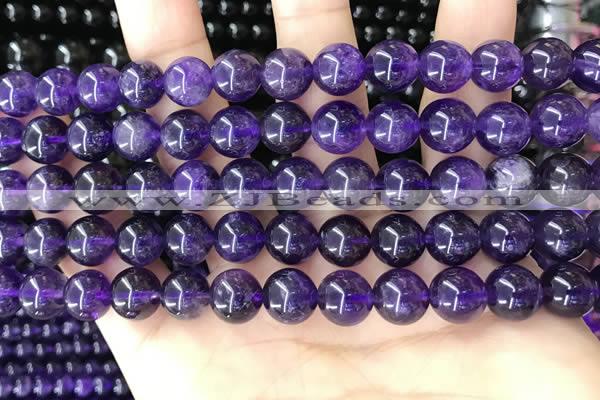 CNA1138 15.5 inches 10mm round amethyst gemstone beads wholesale