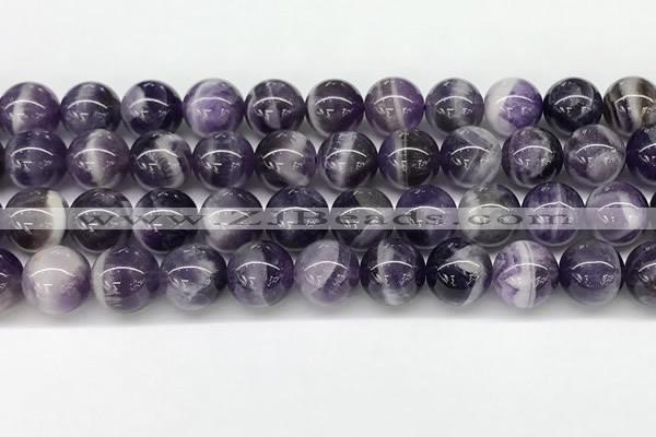 CNA1158 15.5 inches 12mm round natural dogtooth amethyst beads